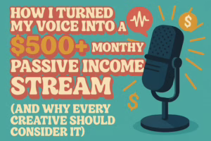 How I Turned My Voice Into a $500+ Monthly Passive Income Stream (And Why Every Creative Should Consider It)