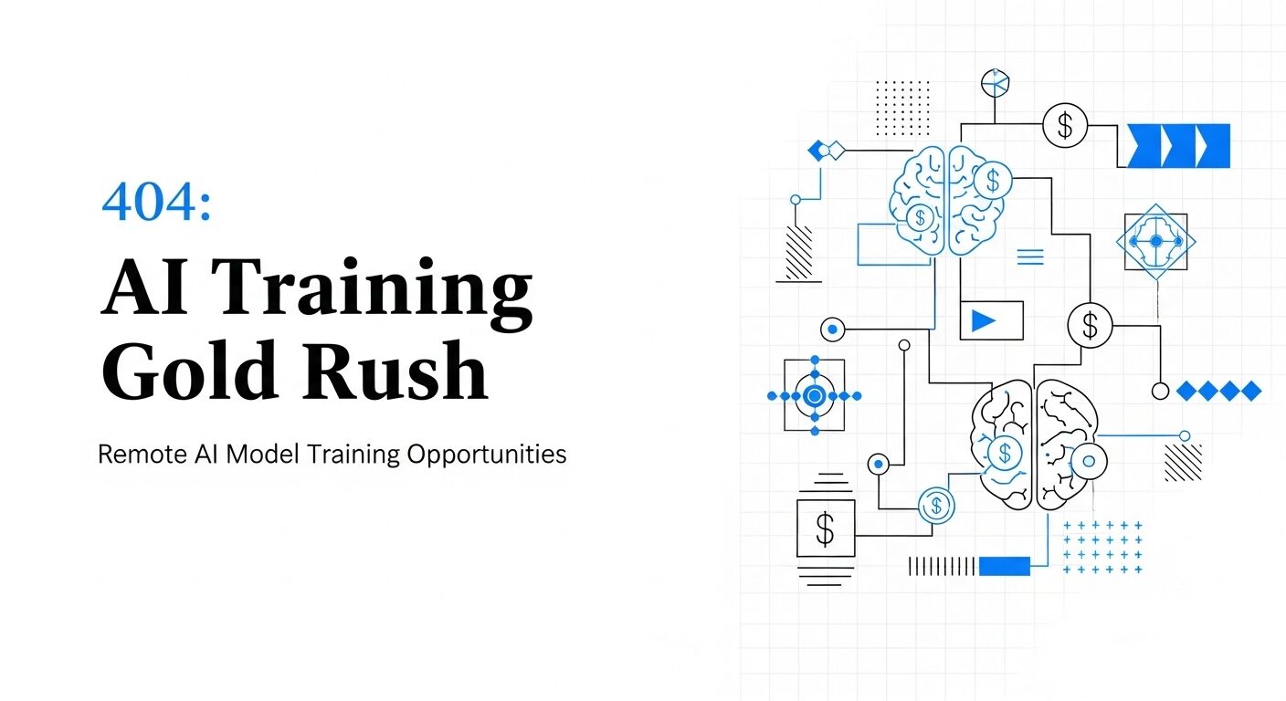 404: AI Training Gold Rush - How Experts Earn $15-150/hr Training AI Models Remotely