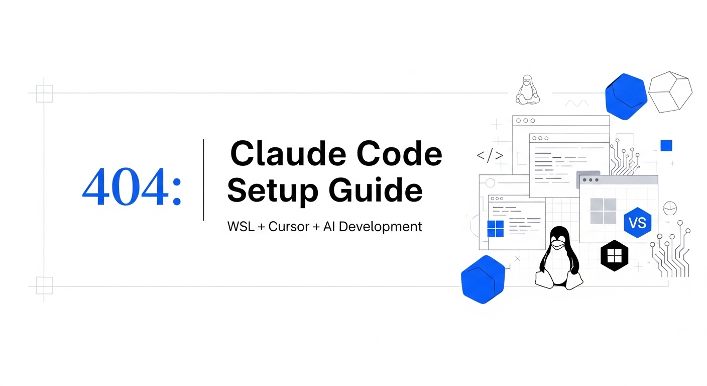 Complete Guide: Setting Up Claude Code with WSL and Cursor on Windows 2025