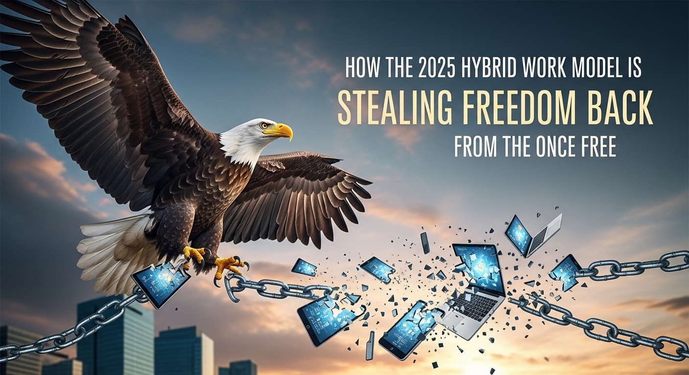 How the 2025 Hybrid Work Model Is Stealing Freedom Back from the Once Free